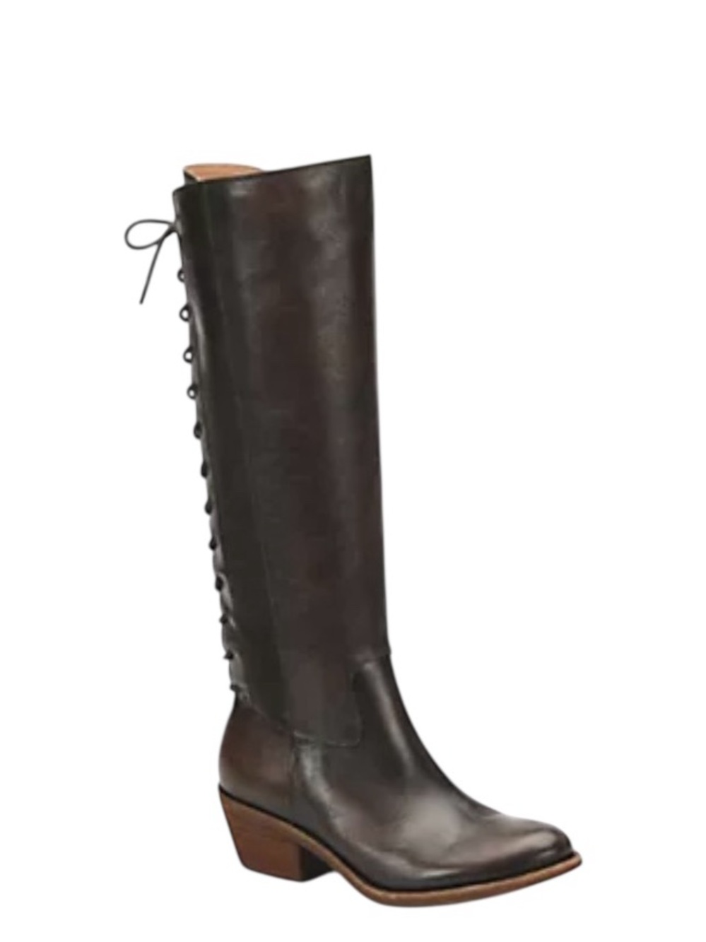 Sofft Lace-Up Heeled Boots Sharnell Heel Sz 10 NWT Color Coffee